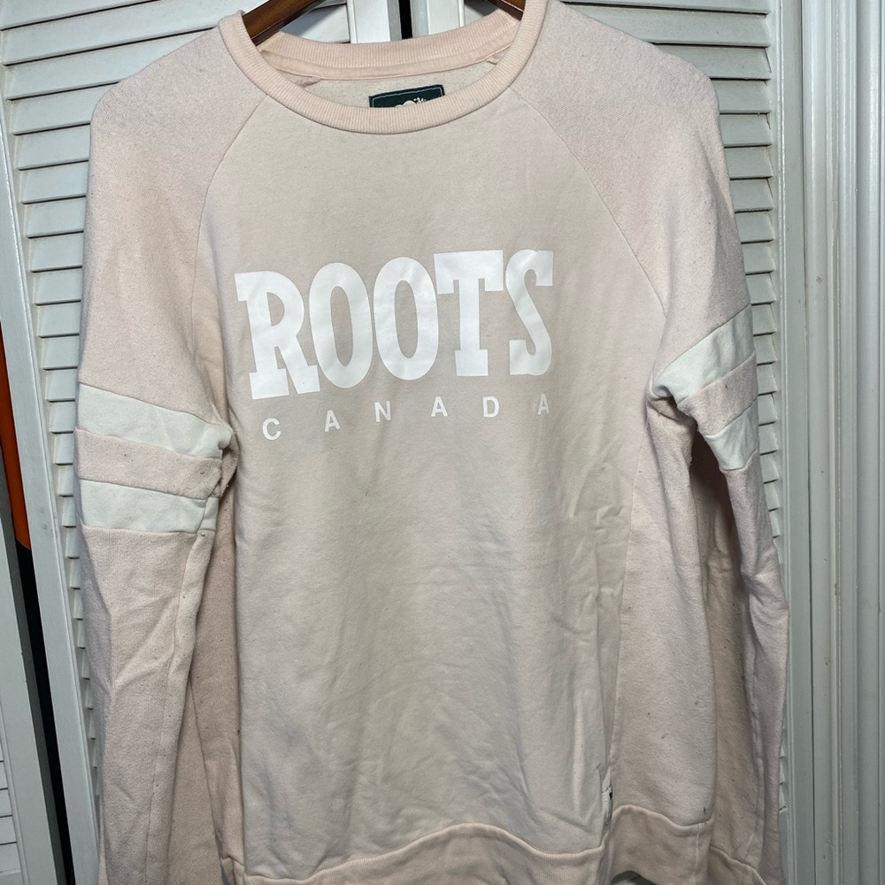 Roots Canada Women's Soft Colour Block Crew Neck Sweatshirt